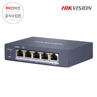 [HIKVISION] 하이크비전 DS-3E0505HP-E 5포트 HI POE 스위치 허브